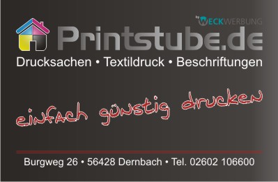 Flyer drucken lassen durch die Online Druckerei Printstube.de