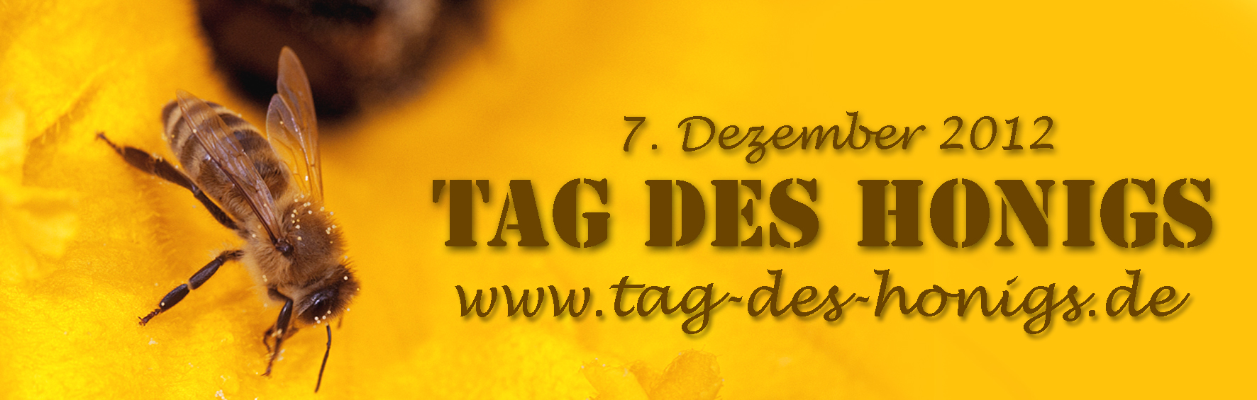 21. Internationaler Tag des Honigs am 7. Dezember 2012