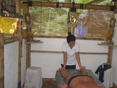 Massage-Training und Urlaub auf Bali.