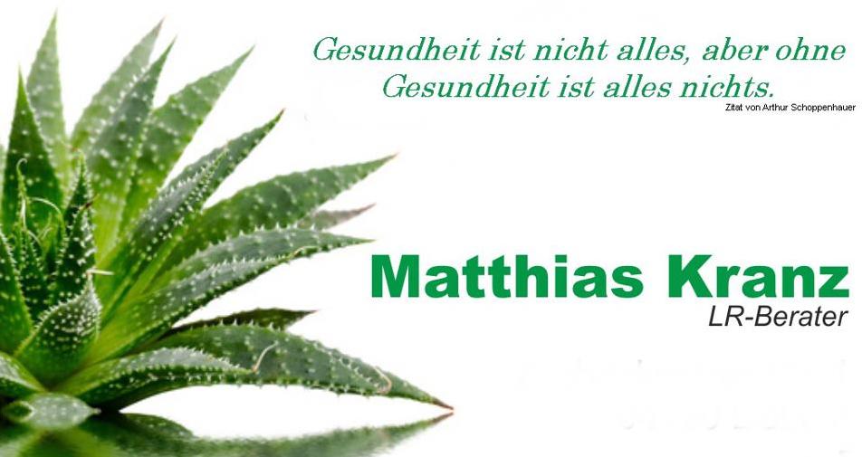 LR Berater Matthias Kranz informiert über Aloe Vera