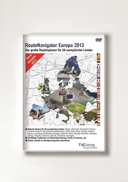 Mit dem neuen RouteNavigator 2013 quer durch Europa reisen