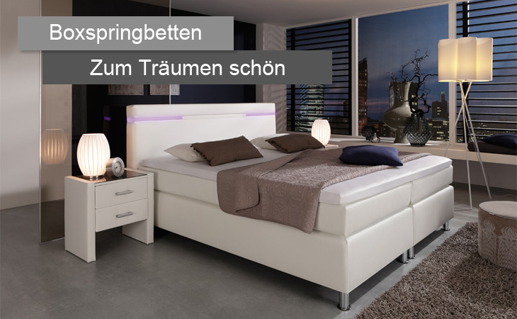 Neu im Sortiment von Dreams4Home – Hochwertige Boxspringbetten