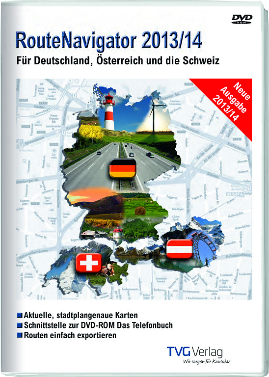 Mehr ProduktivitÃ¤t im BÃ¼ro und auf der StraÃŸe: der RouteNavigator D/A/CH 2013/14