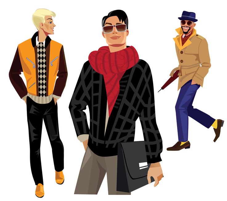 Warme Outdoor-Bekleidung und stilvolle Kombinationen sind der Trend für modebewusste Herren im Winter 2013/14