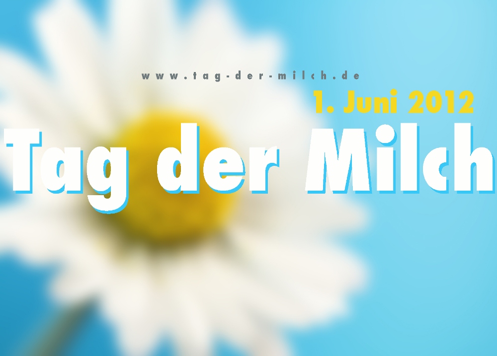 55. Internationaler Tag der Milch. Am 1. Juni wird die Milch gefeiert.