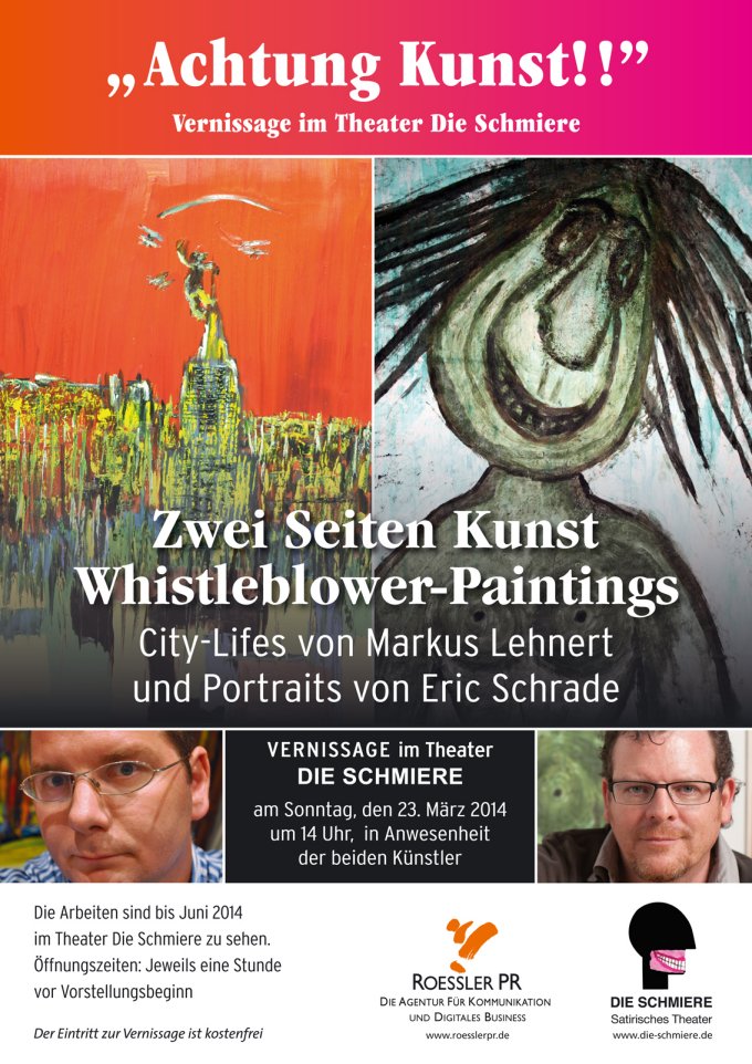 „Zwei Seiten Kunst“- Whistleblower-Paintings