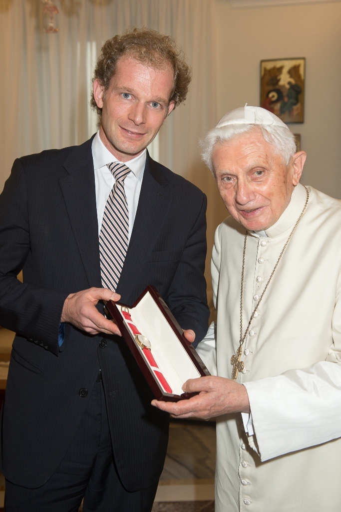 Richard Borek jun. zu Gast bei Papst emeritus Benedikt XVI.