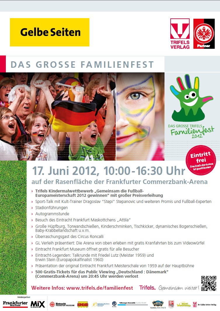 Das große Trifels Familienfest in der Commerzbank-Arena am 17. Juni 2012