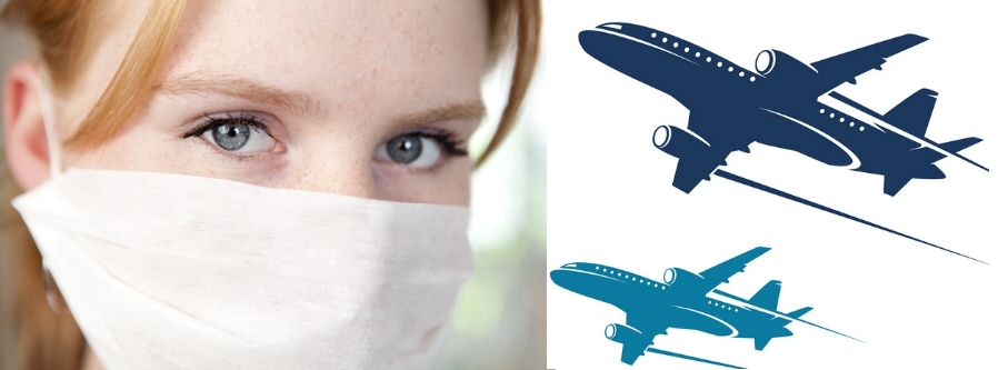 Ansteckungsrisiko im Flugzeug und auf Reisen