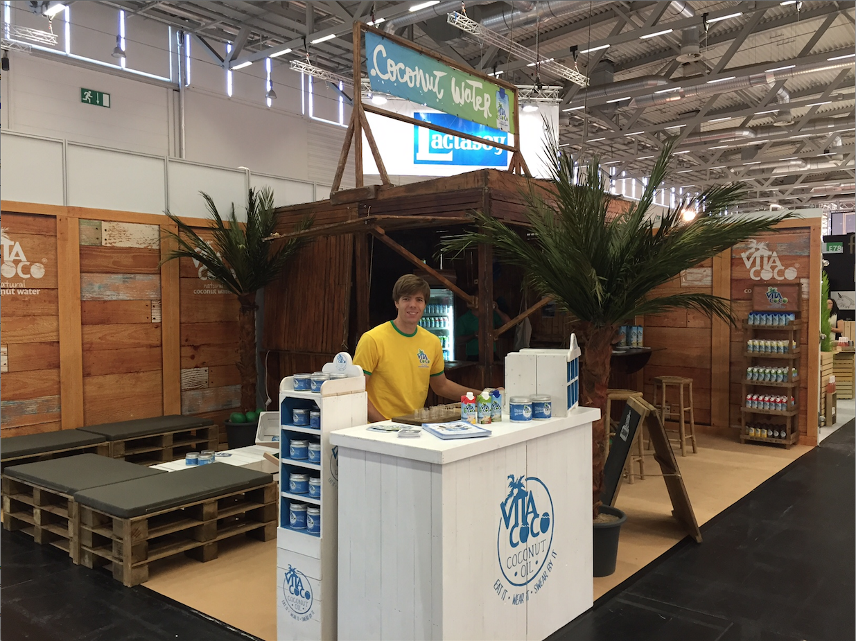 Gesunde Power von der Palme: Produktlaunch Vita Coco KokosnussÃ¶l auf der Anuga 2015 in KÃ¶ln