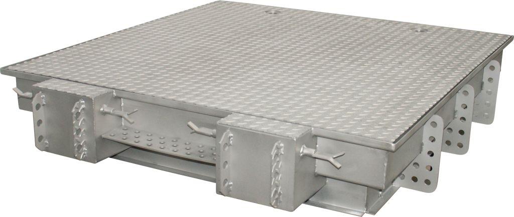 Neue Schachtabdeckung mit Bestnote geprÃ¼ft