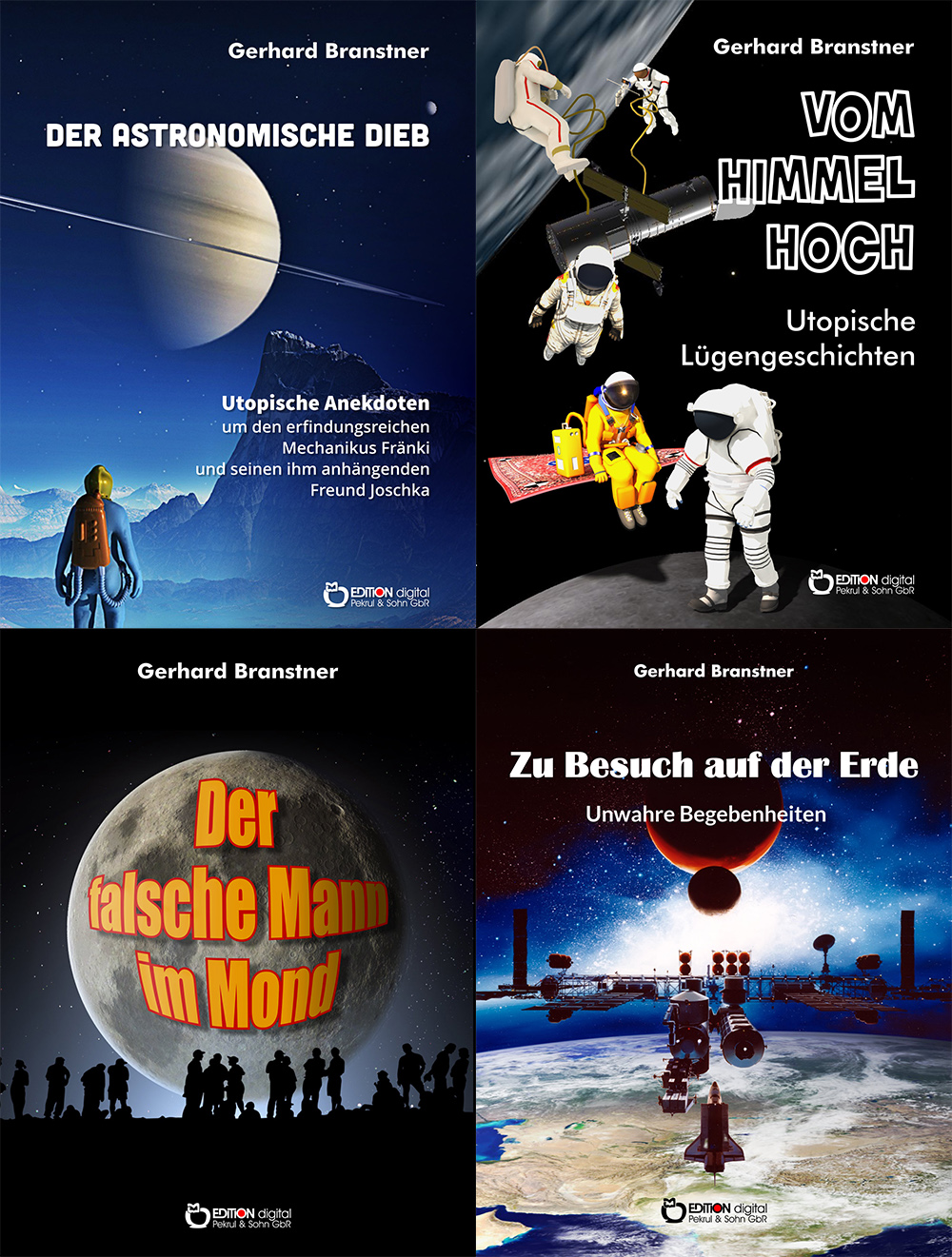 Ein Spezialist ausgesprochen humoristischer Science Fiction - Alle SF-Bücher von Gerhard Branstner bei EDITION digital