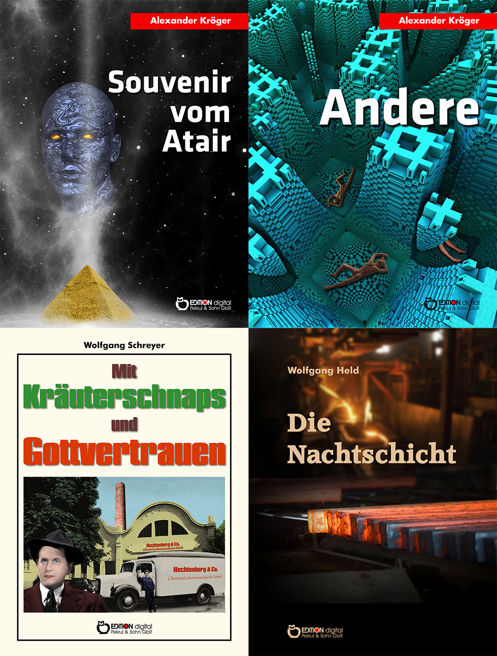 Kräuterschnaps und Gottvertrauen – Zwölf E-Books von Freitag bis Freitag zum Sonderpreis - Neue SF-Bücher von Branstner und Kröger diese Woche bei EDITION digital