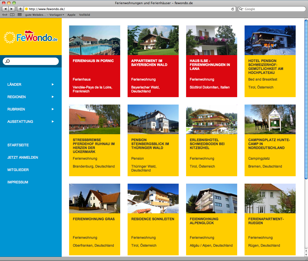 FeWondo.de - neues Portal für Ferienwohnungen und Ferienhäuser offiziell gestartet