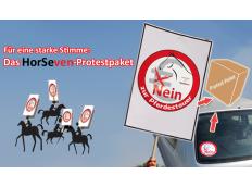 Nein zur Pferdesteuer! HorSeven unterstützt Protest.