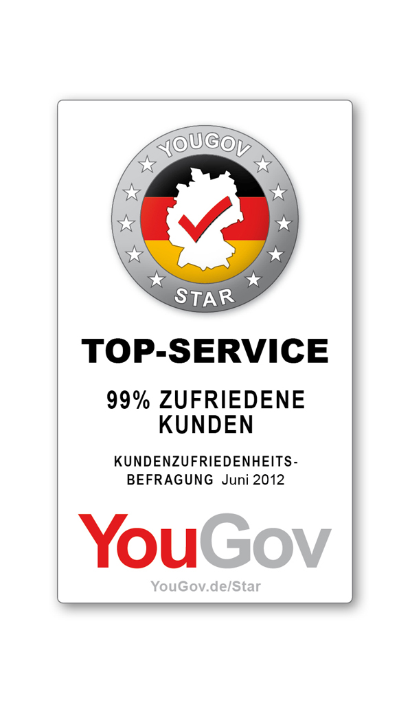 YouGov Star „Top Service“ für VEGA
