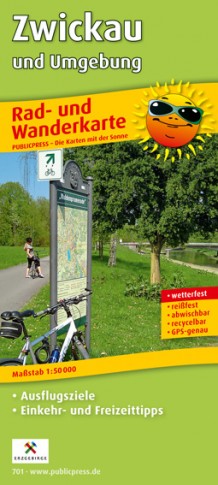 Neue Rad- und Wanderkarte für Zwickau und Umgebung